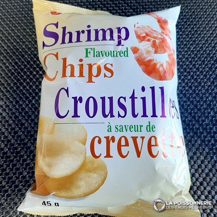 Chips aux crevettes – Poissonnerie Les Trois Pêcheurs